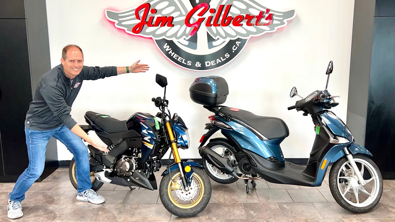 Мотоцикл? Или скутер? Kawasaki Z125 против Piaggio Liberty — подробное сравнение!