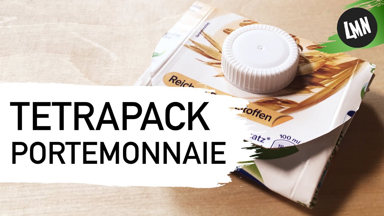 So bastelst du dir schnell ein Tetra-Pak Portemonnaie! - Lass ma' nachhaltig #leben