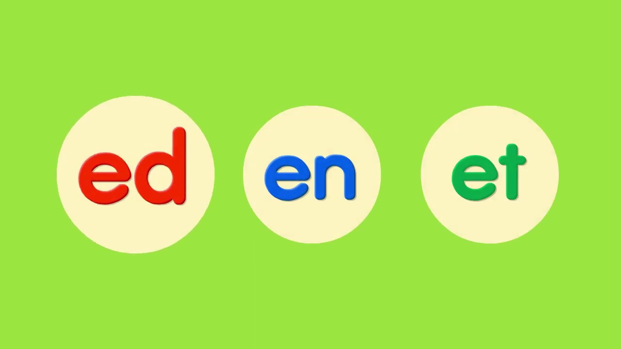 Phonics Chant┃ed · en · et ∥ Short Vowels┃Spotlight on One Phonics