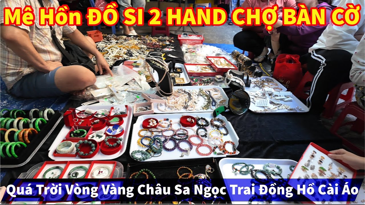 Mê Hồn ĐỒ SI 2 HAND Quá Trời Vòng Vàng Châu Sa Ngọc Trai Đồng Hồ Cài Áo