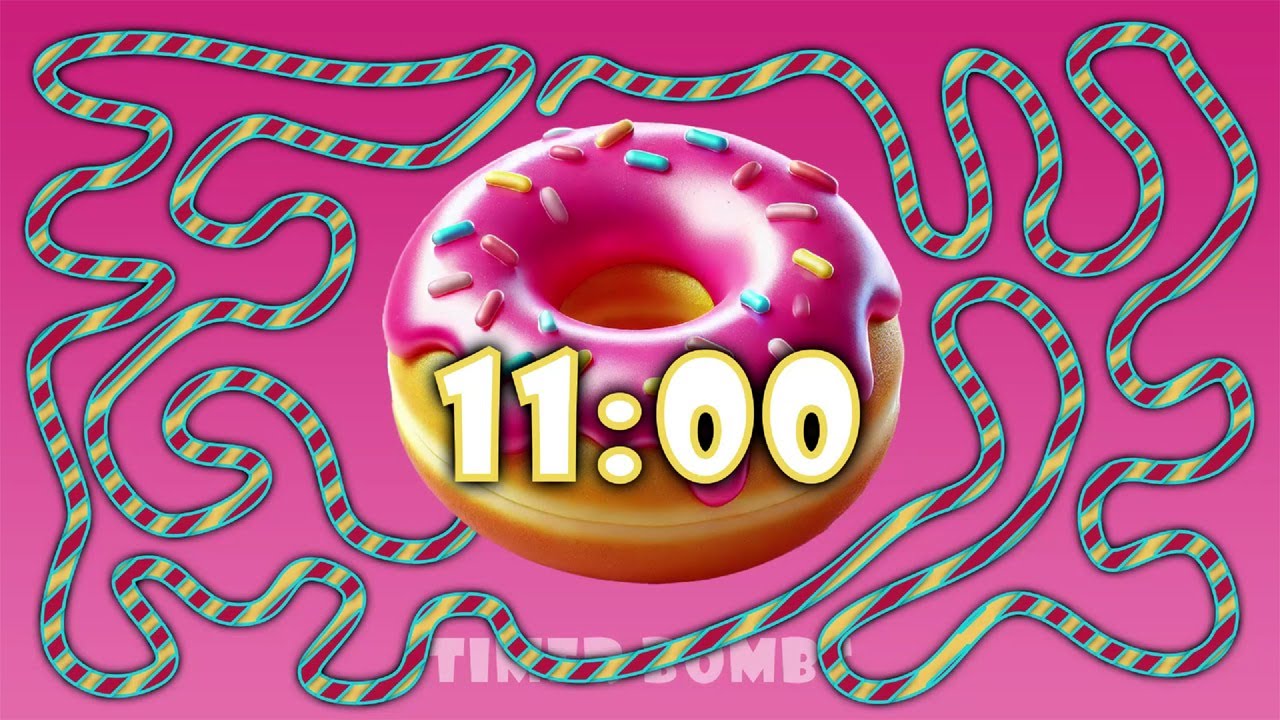 11 Minute Cartoon Donut 🍩 Timer Bomb 💣