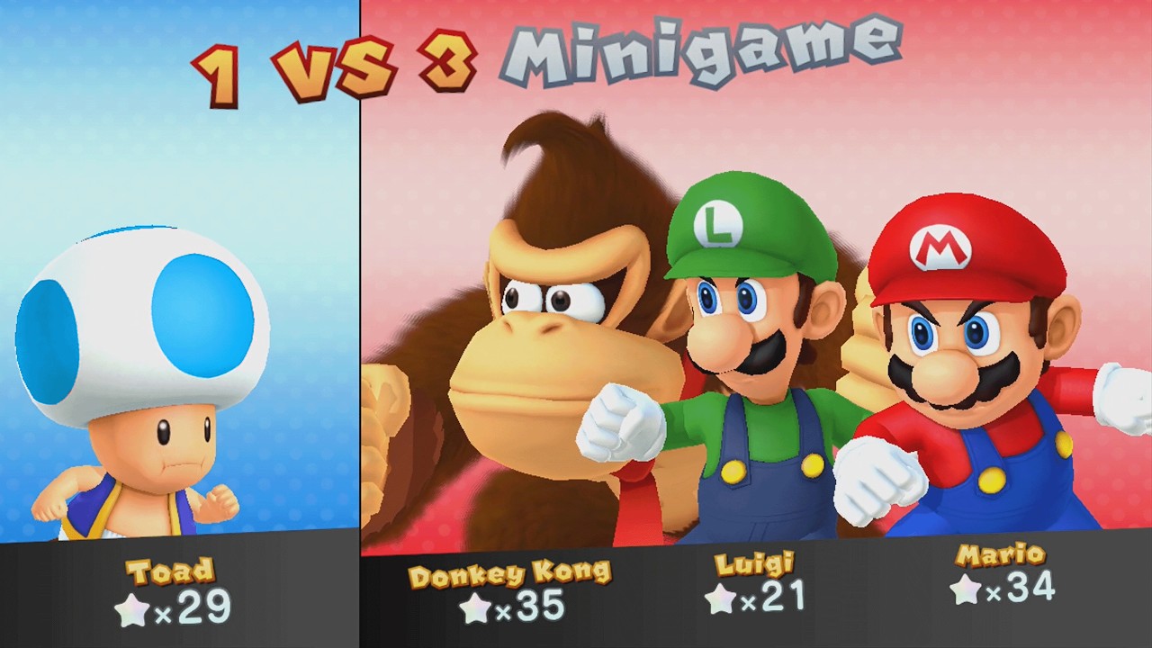 Mario Party 10 - Donkey Kong vs Luigi vs Mario vs Toad - Airship Central
