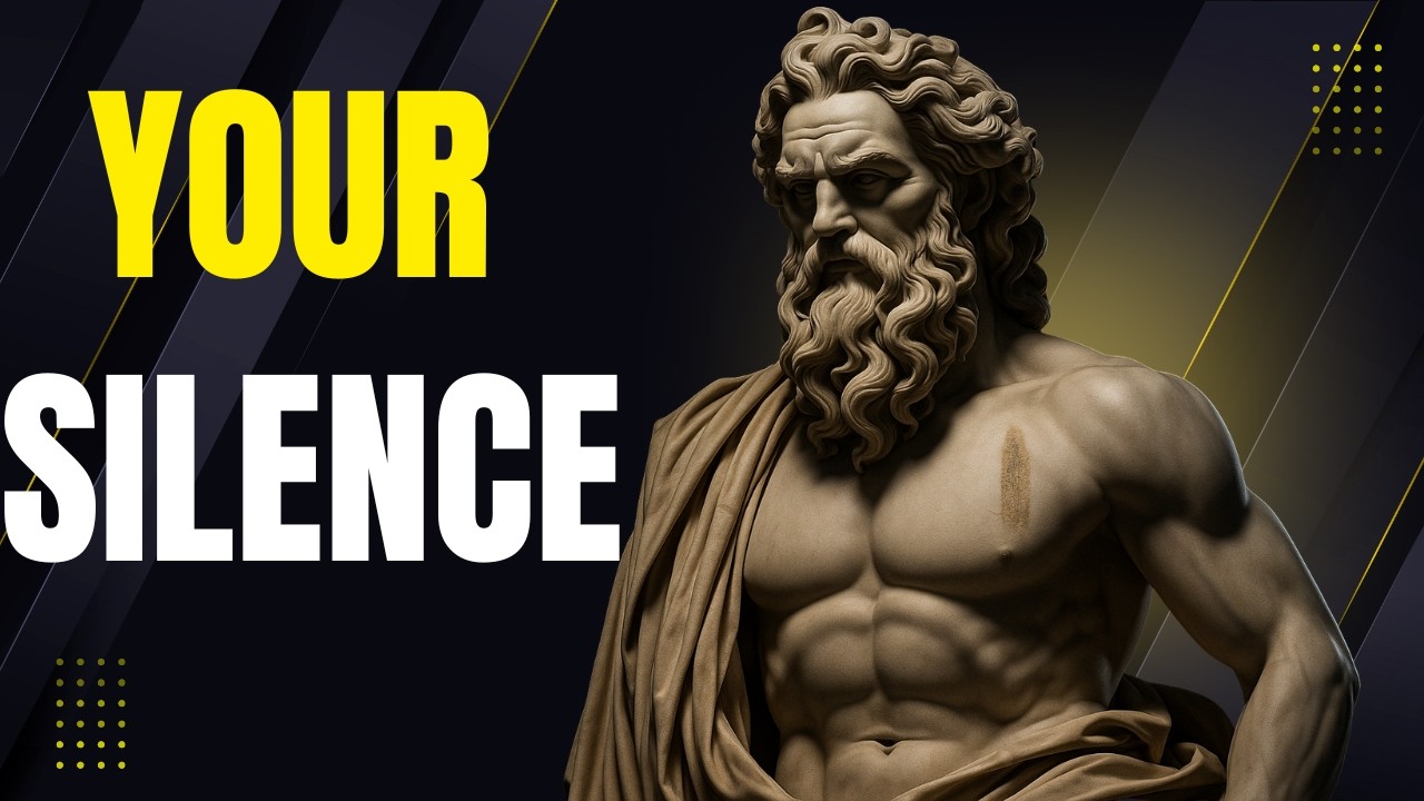 Your Silence Scares the Loudest People | Stoic Crowned Silence