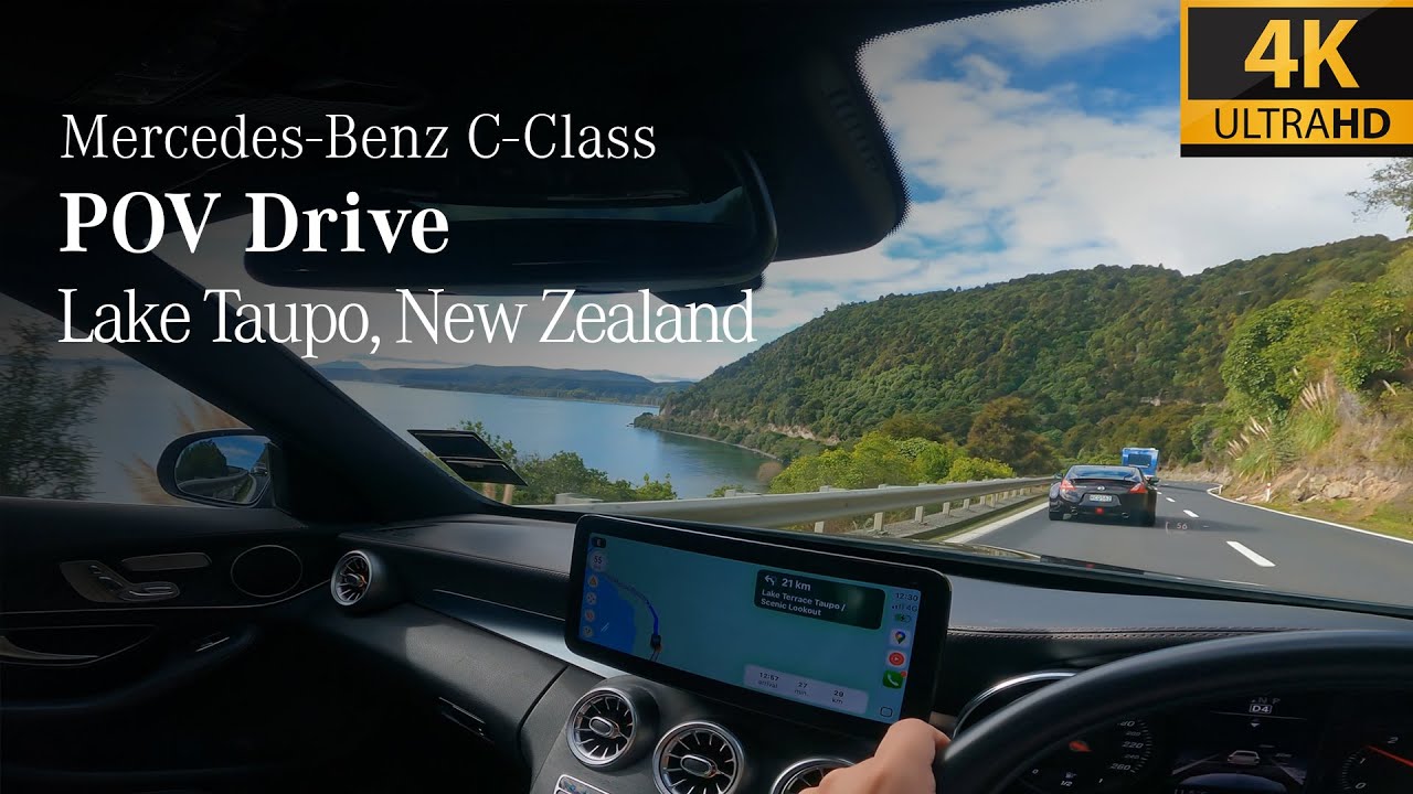 C-Class POV at Lake Taupo, New Zealand [4K]