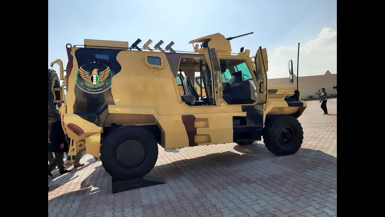 الجيش الوطني السوري يصنع مدرعة قتالية محلية الصنع بشكل كامل