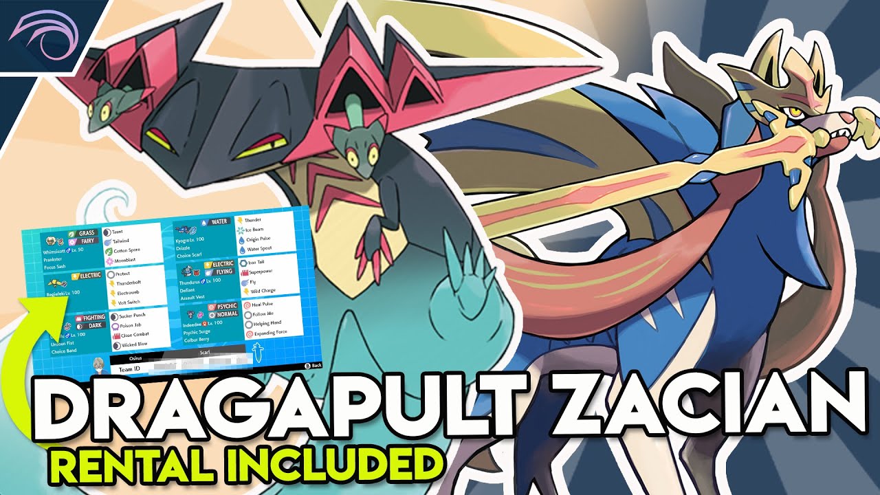 SERIES 8 DRAGAPULT ZACIAN TEAM VGC 2021 Competitive Pokemon Sword and Shield