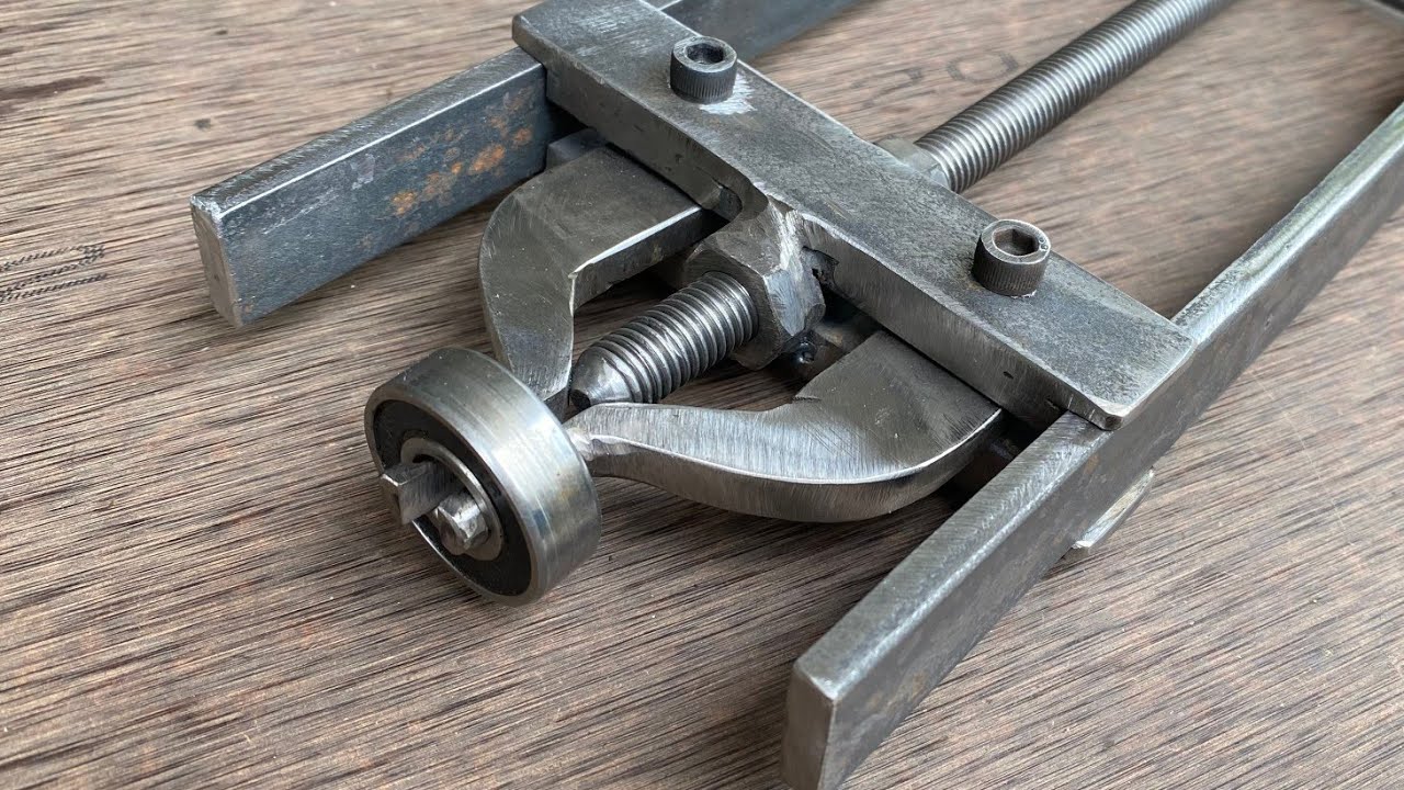 PENEMUAN JENIUS! DIY cara membuat alat pencabut bearing super simpel dan cemerlang! super kuat