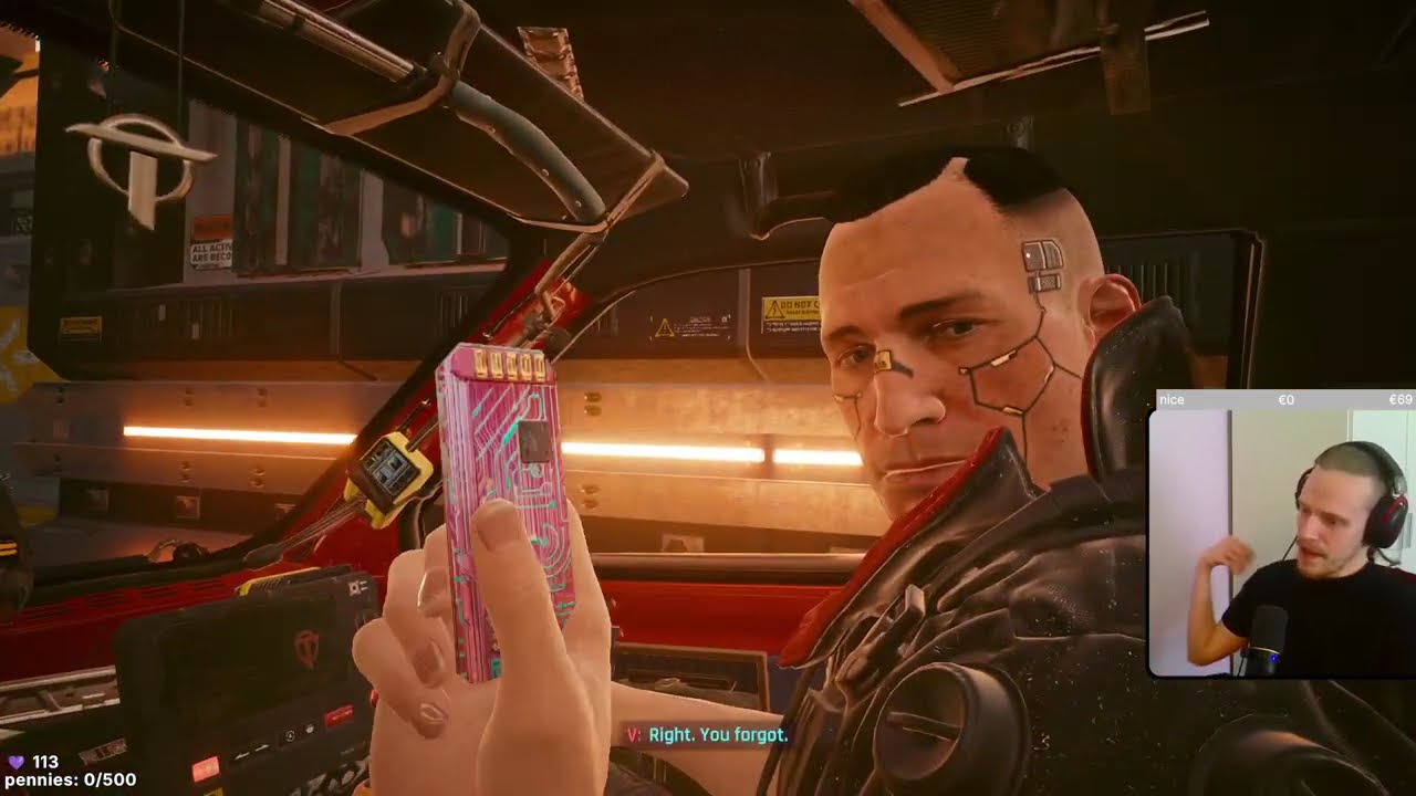 Cyberpunk 2077 playthrough - Day 1