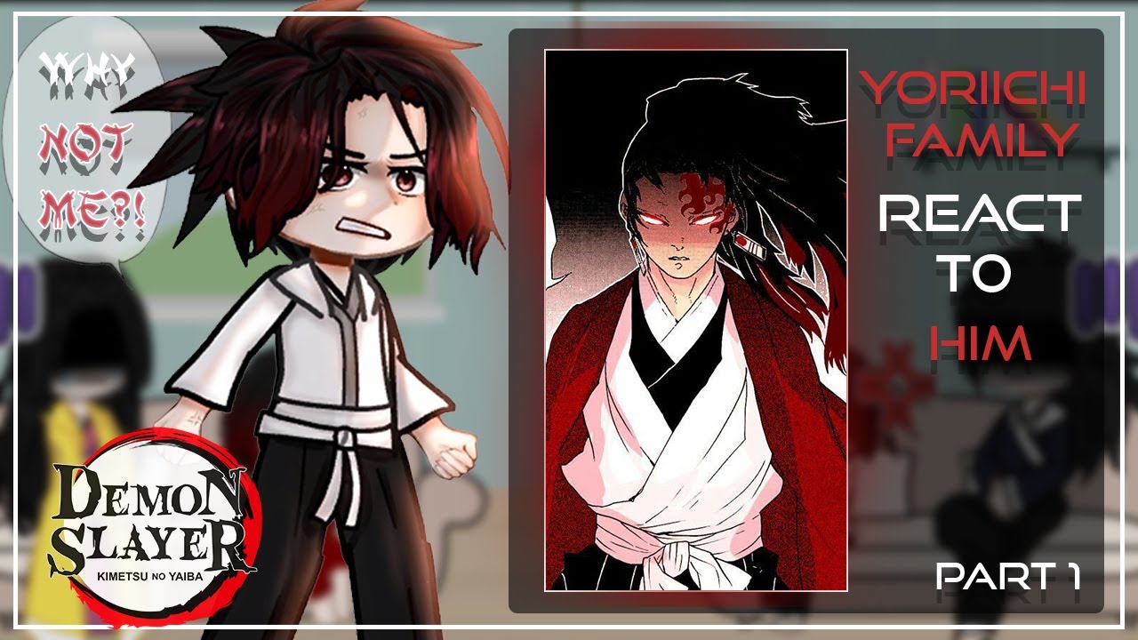 Yoriichi family react to him | Gacha Club [Eng/Rus]