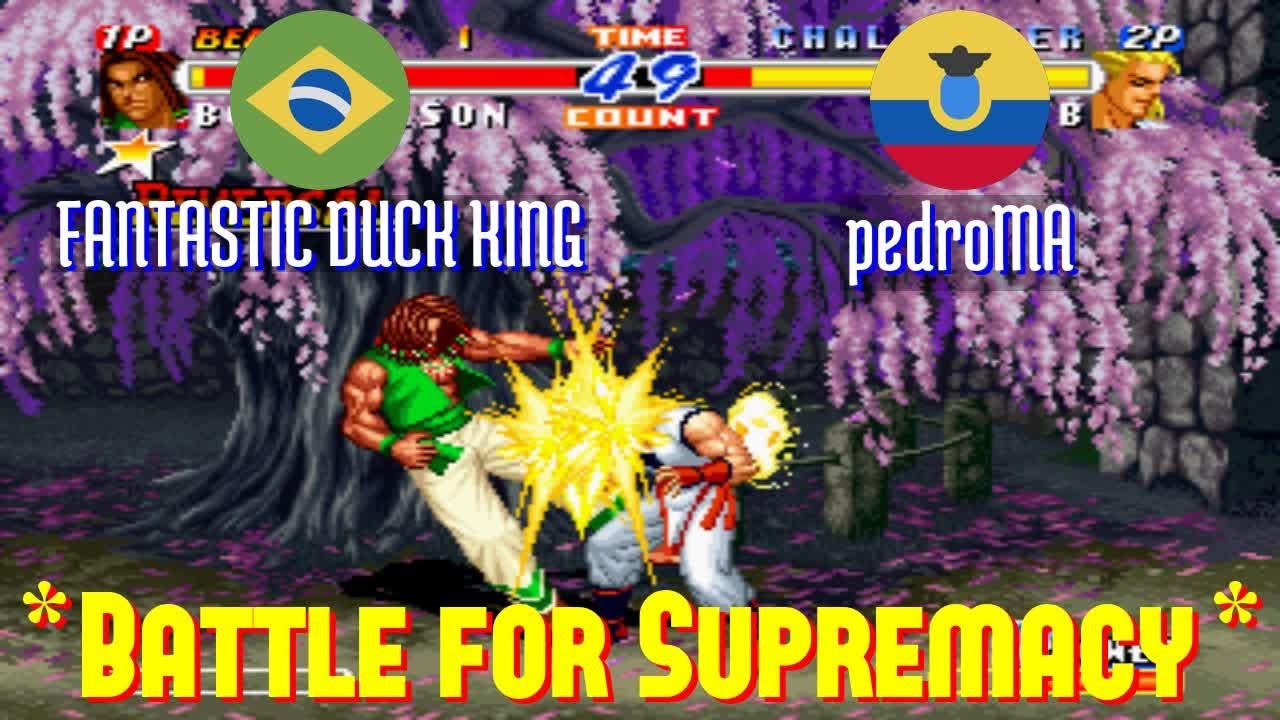 FT5 @rbff2h: FANTASTIC DUCK KING (BR) vs pedroMA (EC) [Real Bout Fatal Fury 2 rbff2 Fightcade] Jan 8