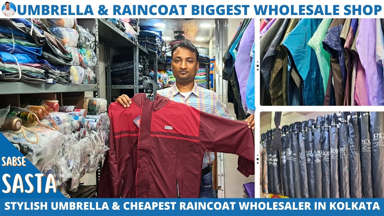 All Kinds of Umbrella & Raincoat Biggest Wholesaler in Kolkata