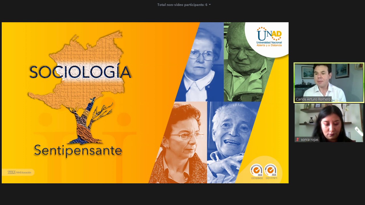 Estudiar Sociología - Charla Virtual UNAD