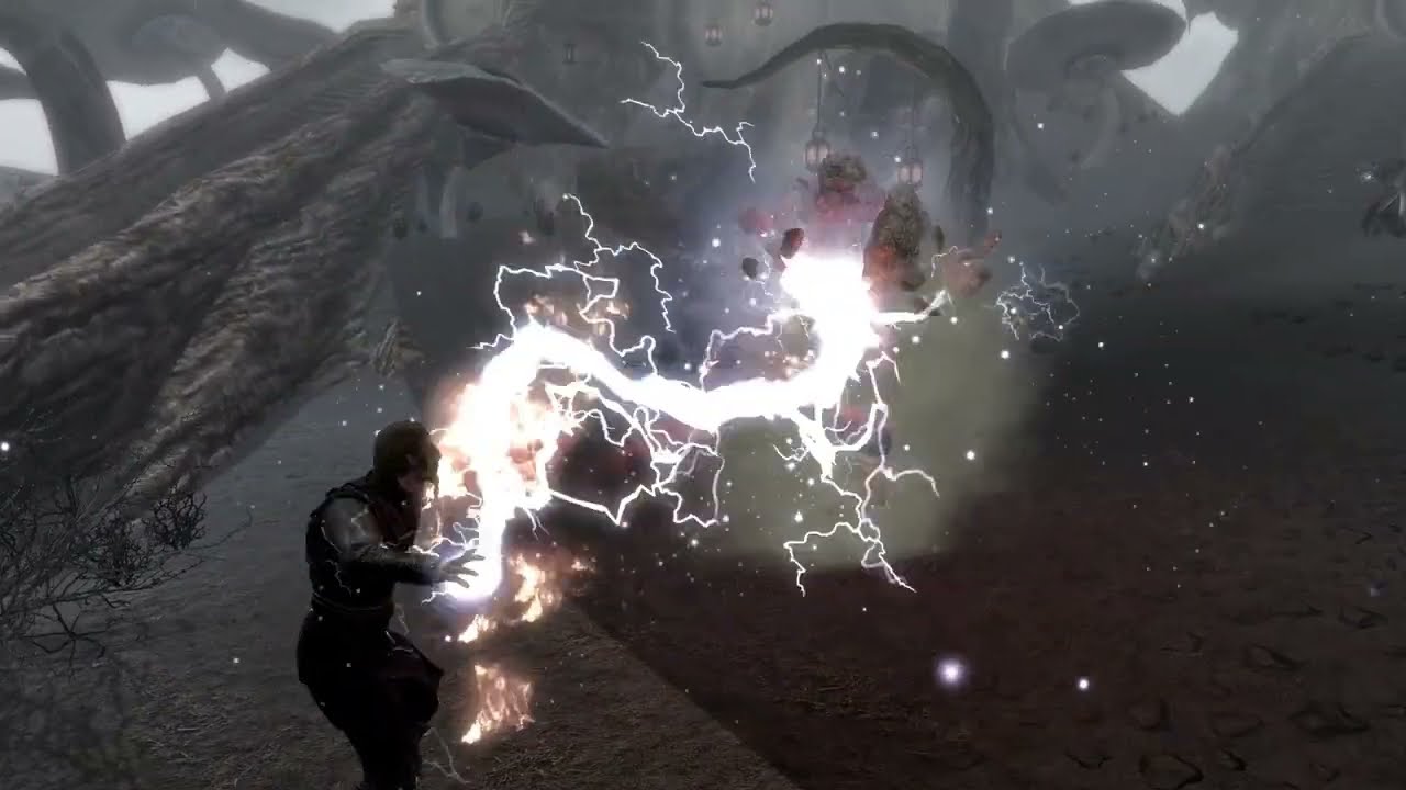 Skyrim Battles - Neloth vs Nightmaster Vampire