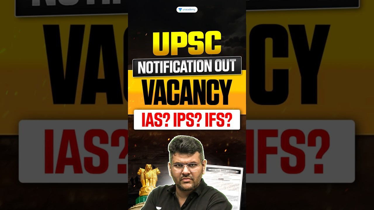 UPSC Vacancy 2026 Notification | UPSC Notification 2026