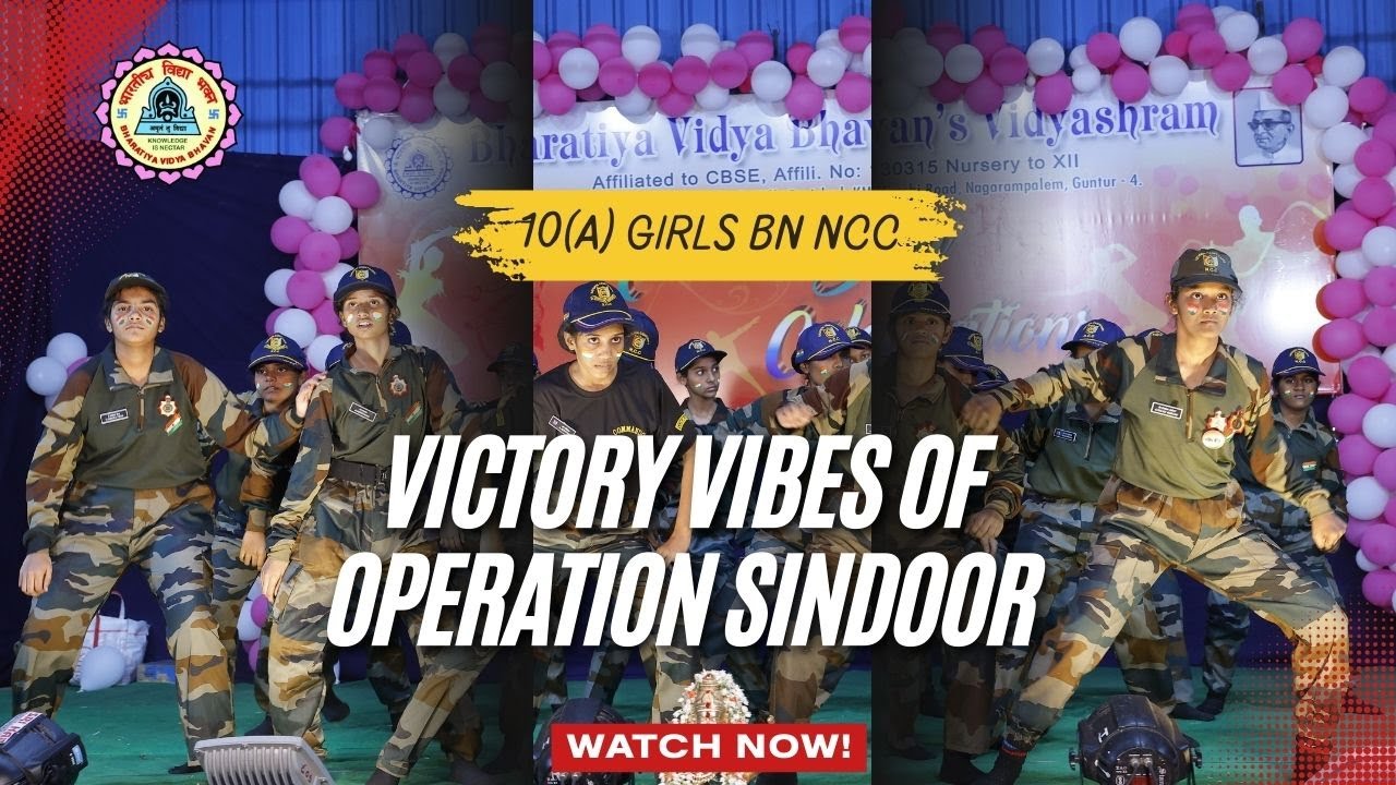 Victory vibes of Operation Sindoor by 10(A) Girls Bn NCC