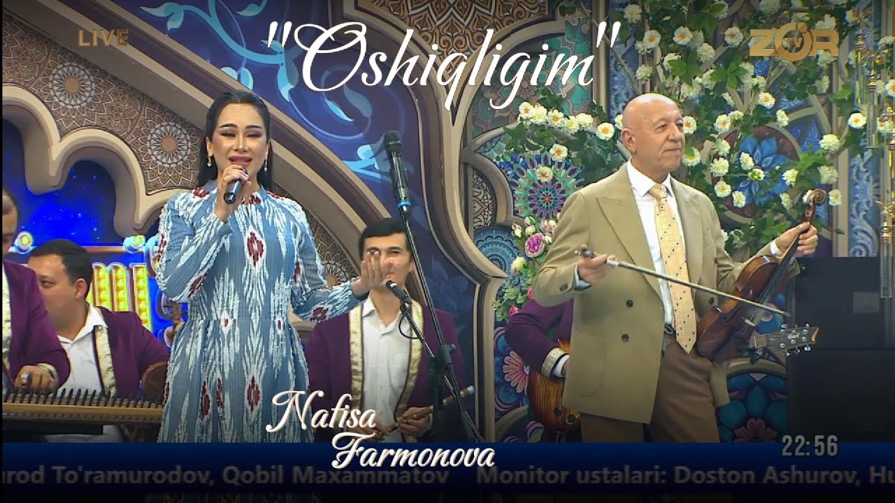 Uxlamaysizmi ko'rsatuvida Nafisa Farmonova & Maqom Band
