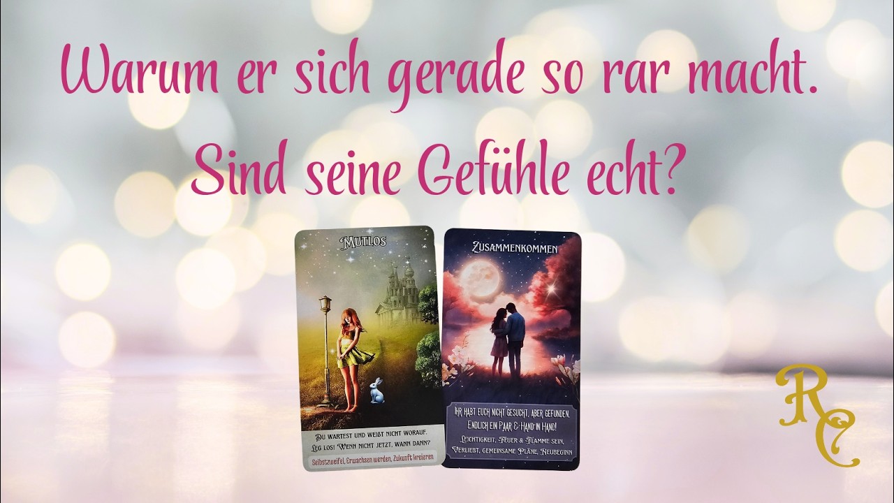 Warum er sich gerade so rar macht❣️ Sind seine Gefühle echt?
