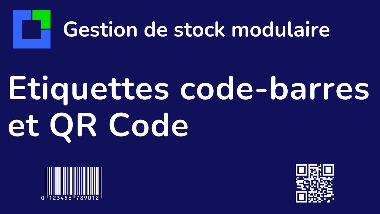 Edition et impression d'étiquettes code-barres et QR Code