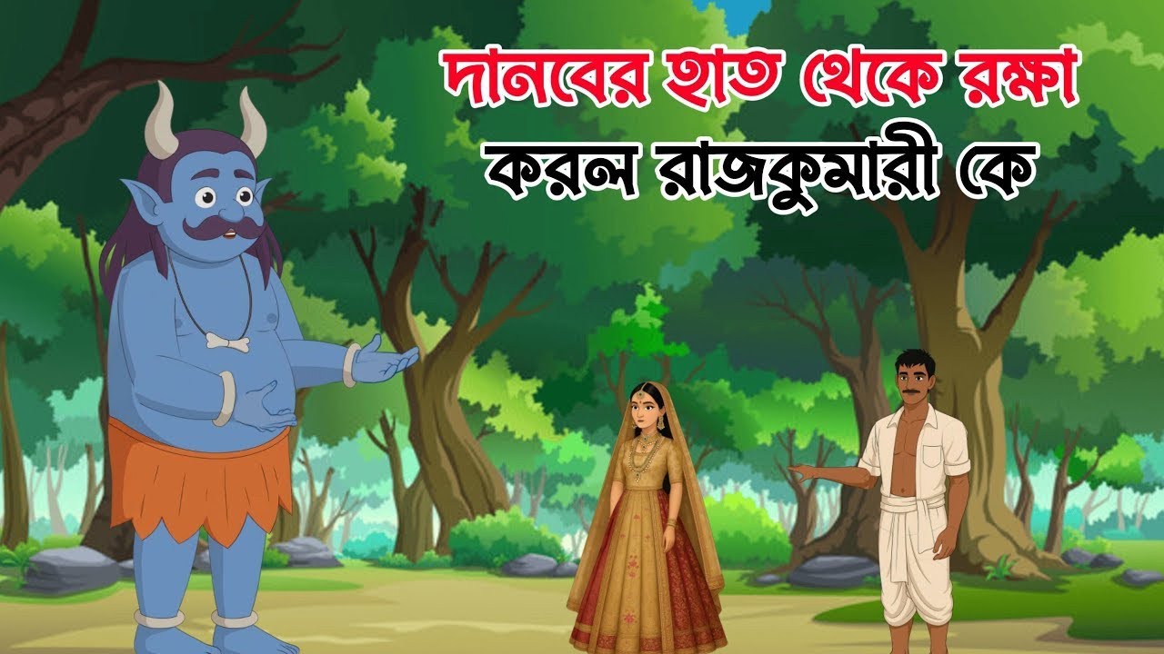দানবের হাত থেকে রক্ষা করল রাজকুমারীকে | নতুন বাংলা কার্টুন | Rupkothargolpo ।। কার্টুন BD20 is live!