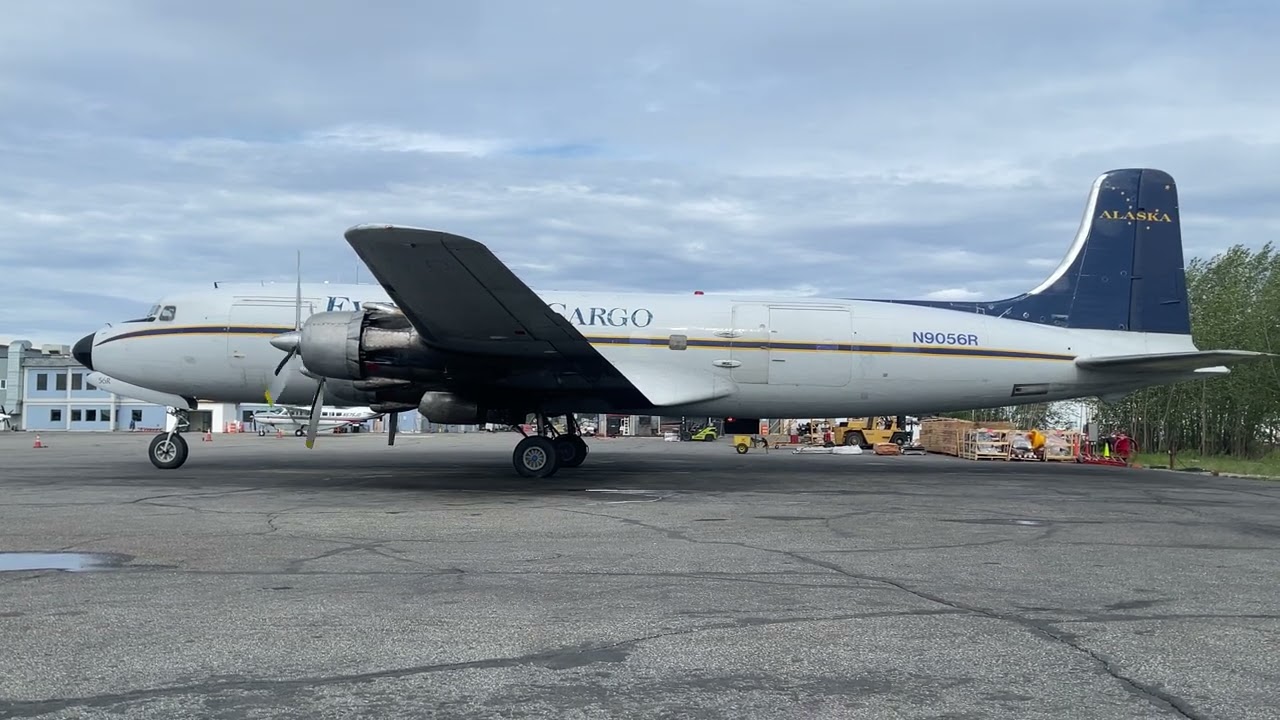 Me starting up the DC6