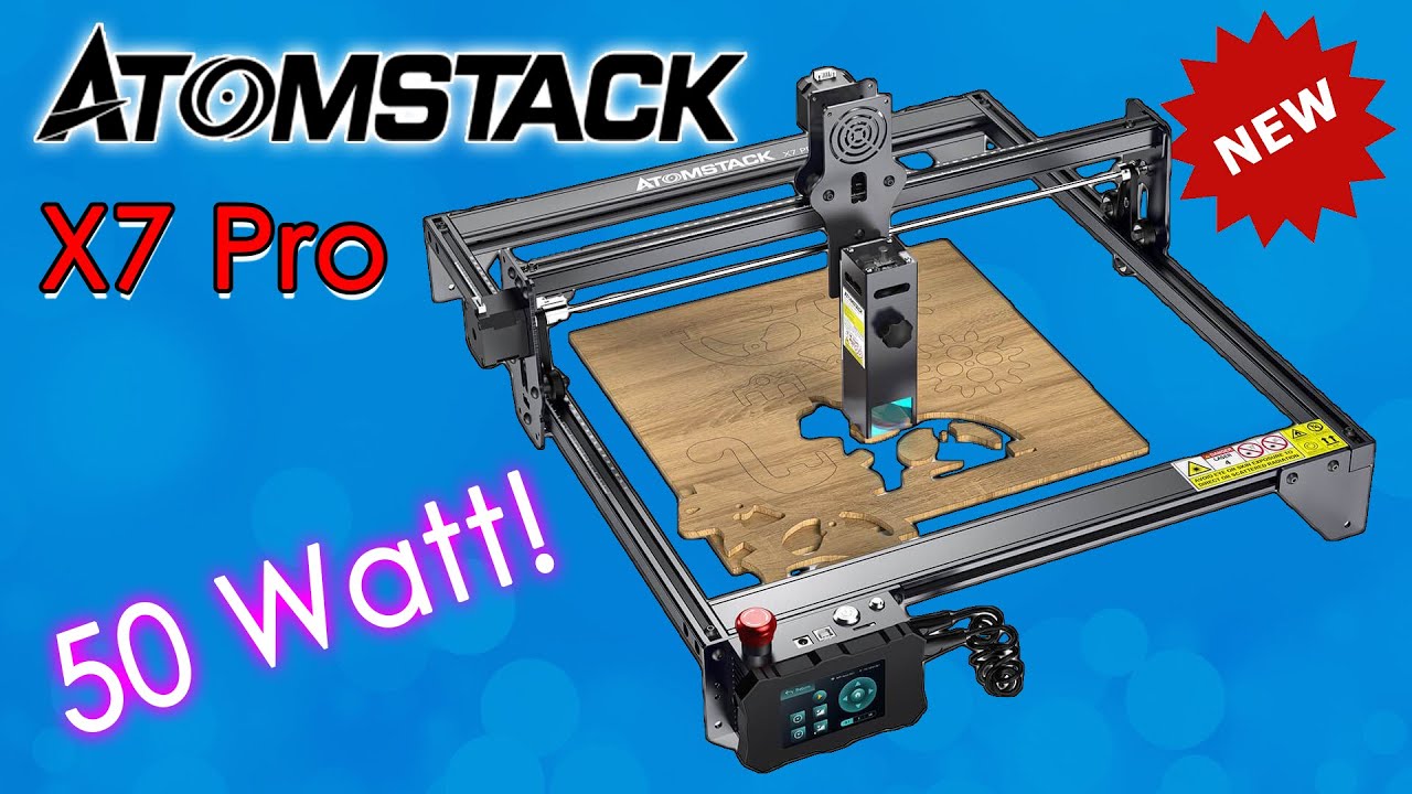 Atomstack X7 PRO. 50 Watt di pura potenza! IL LASER DEFINITIVO????