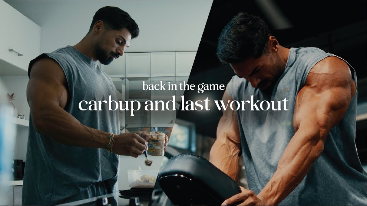2 days out. Carb up and last workout