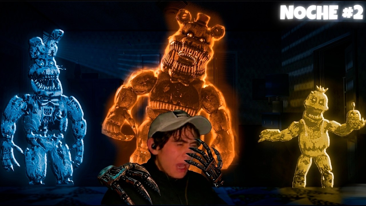 ¡BONNIE YA LLEGÓ! fnaf 4 - ¡NO ABRAZ LA PUERTA NUNCA!
