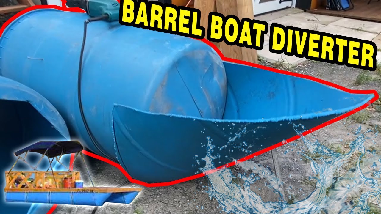 Как сделать водоотводы для самодельного понтона