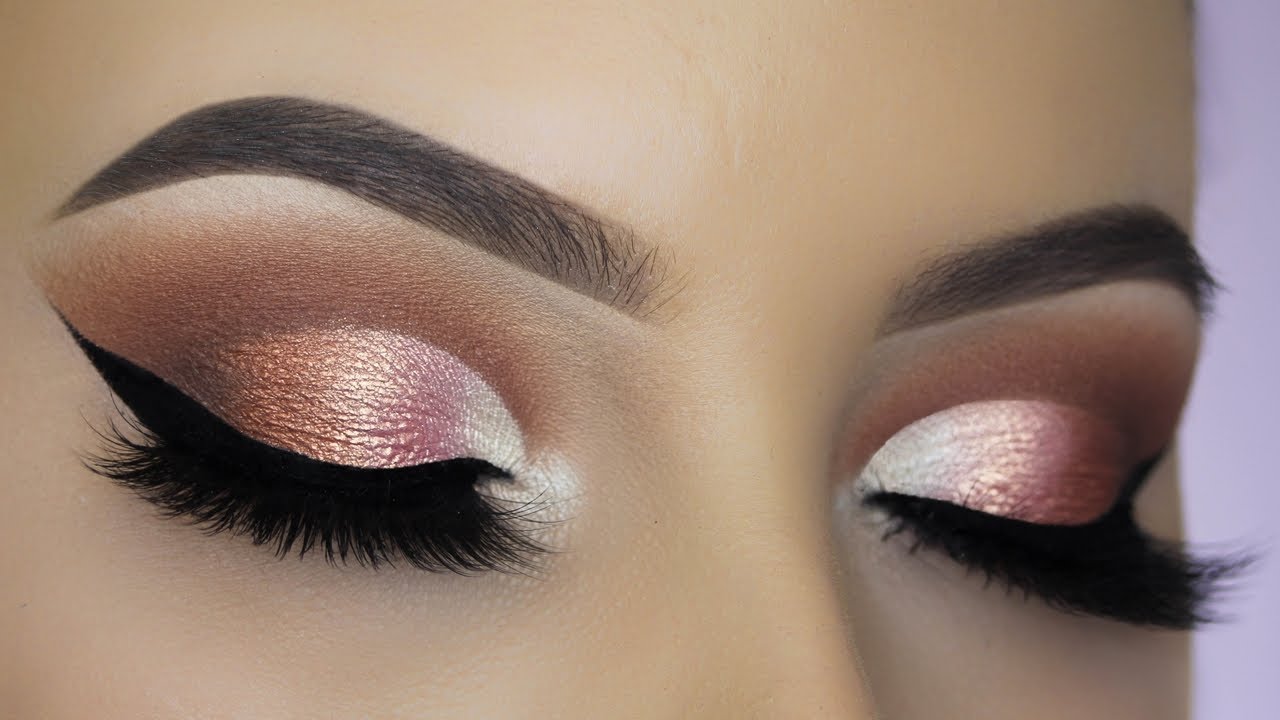 Палитра JACLYN HILL X MORPHE — урок по нанесению складки из розового золота