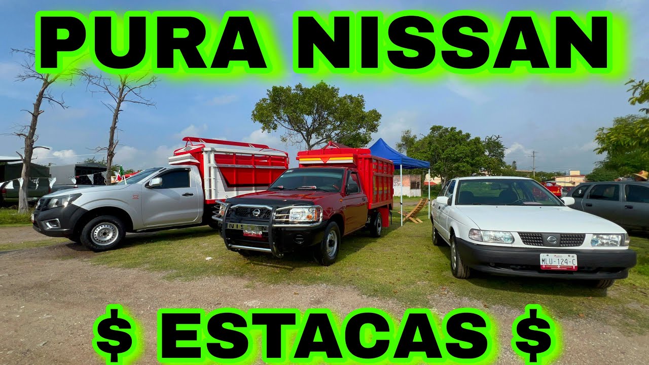 Pura NISSAN ESTAQUITAS en venta en MÉXICO-Tianguis de autos Cuautla 🤑Cuánto cuesta una estaquita?