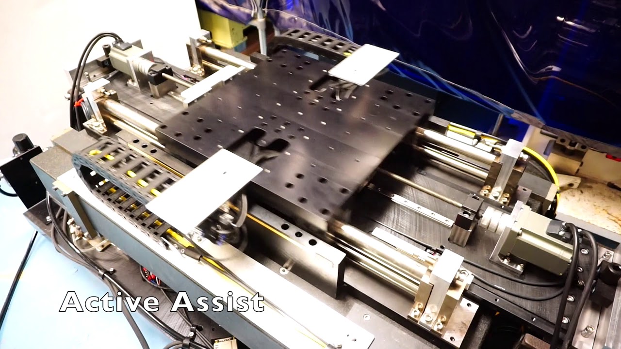 Magnet Assisted Wafer Scanning Stage Designed at the University of Michigan