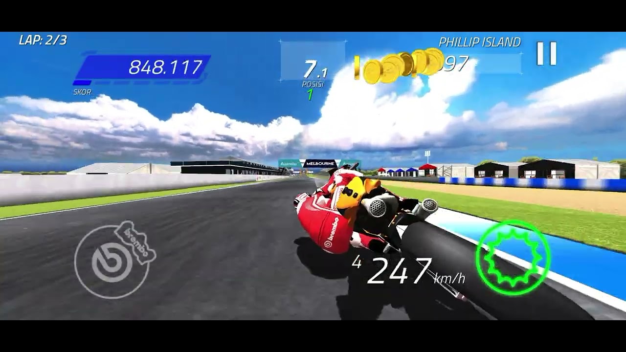 Game Motogp Sirkuit Phillip island 🇦🇺 #motogp  #trendingshorts 
