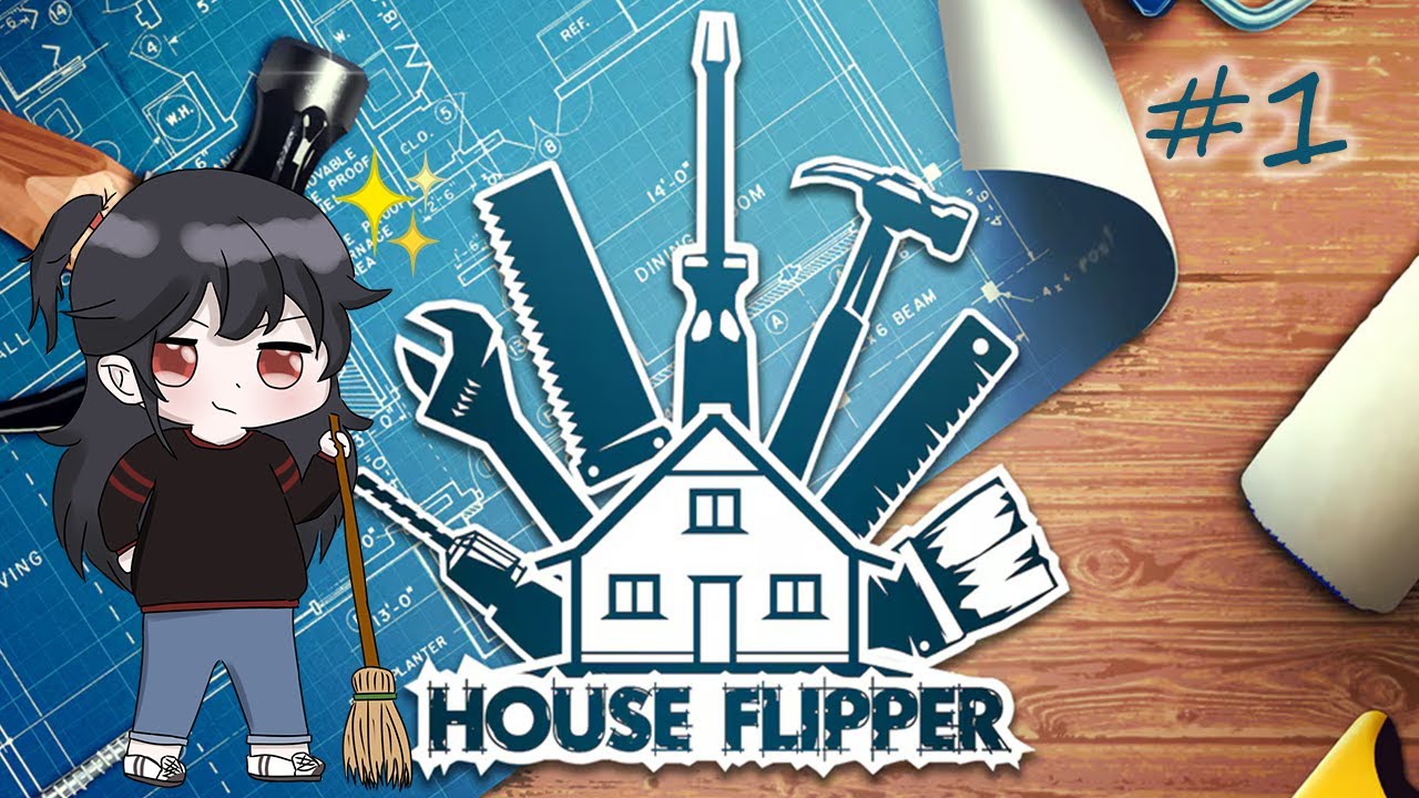 [House Flipper] Clean up and dispose of all trash - Part 1 -