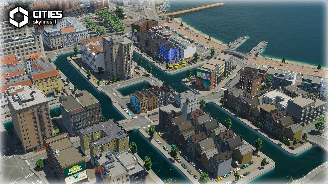 Building a European Canal District in Cities Skylines 2 | Fewladelphia