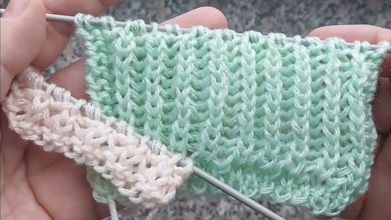 852. Krásny,  mäkký vzor.  Krok za krokom.