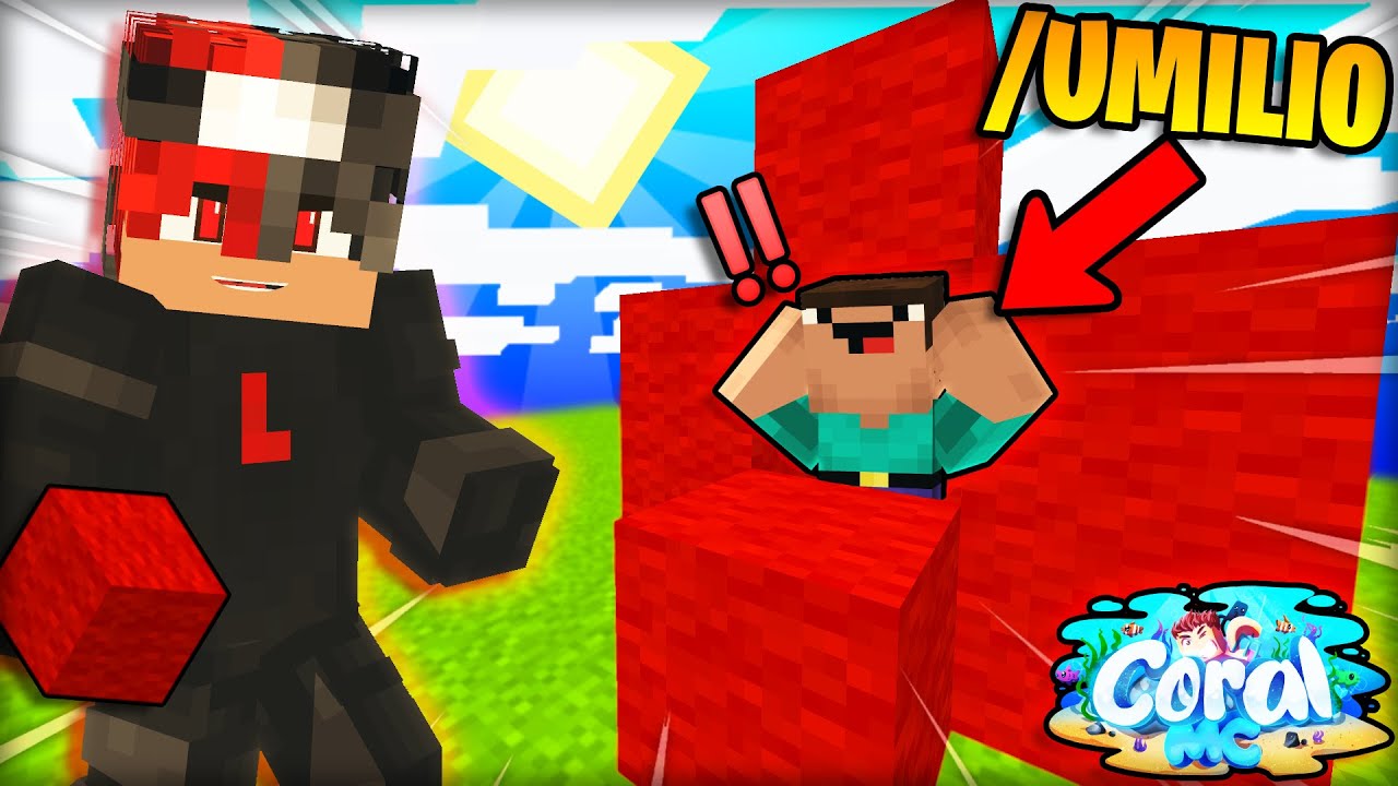 UMILIO i PLAYER nelle BEDWARS su MINECRAFT! | CoralMC