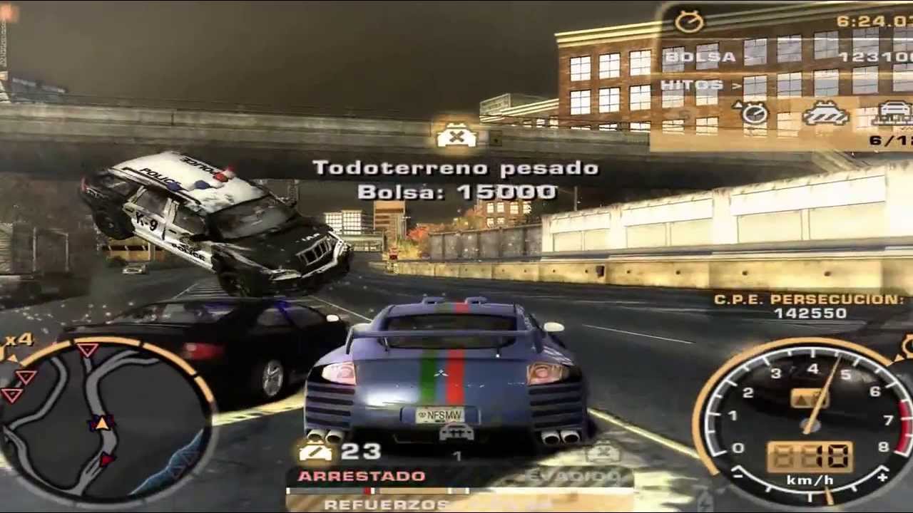 Need For Speed Most Wanted 2005 Police Chase - Persecución policial.