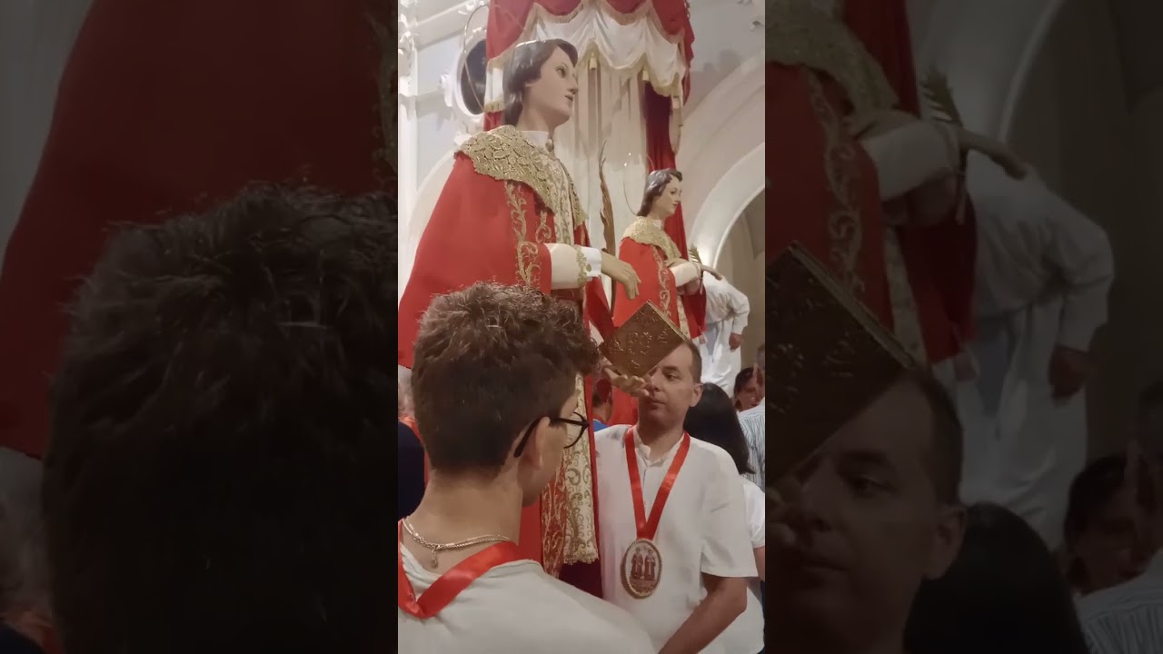preghiera, intronizzazione dei SS Medici Cosma e Damiano - Bisceglie
