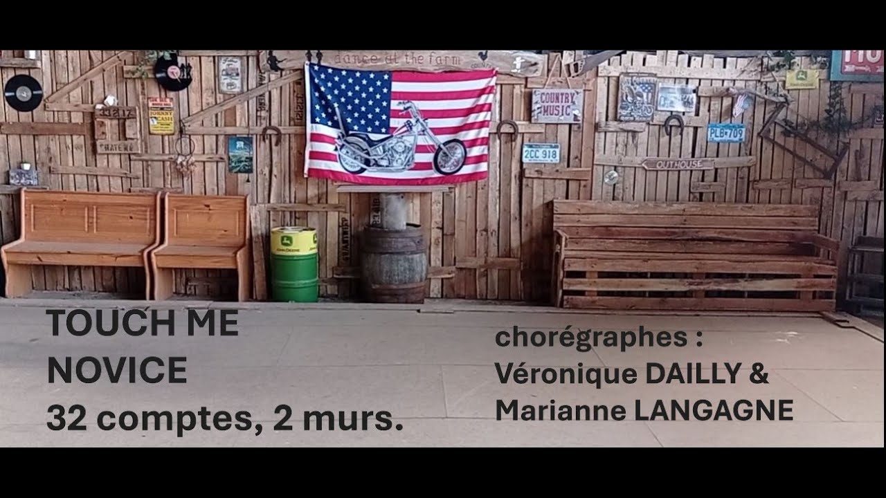 TOUCH ME, line dance country, NOVICE, Marianne LANGAGNE & Véronique DAILLY