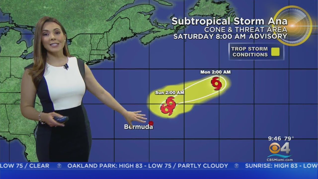Subtropical Storm Ana Forms In Atlantic Ocean