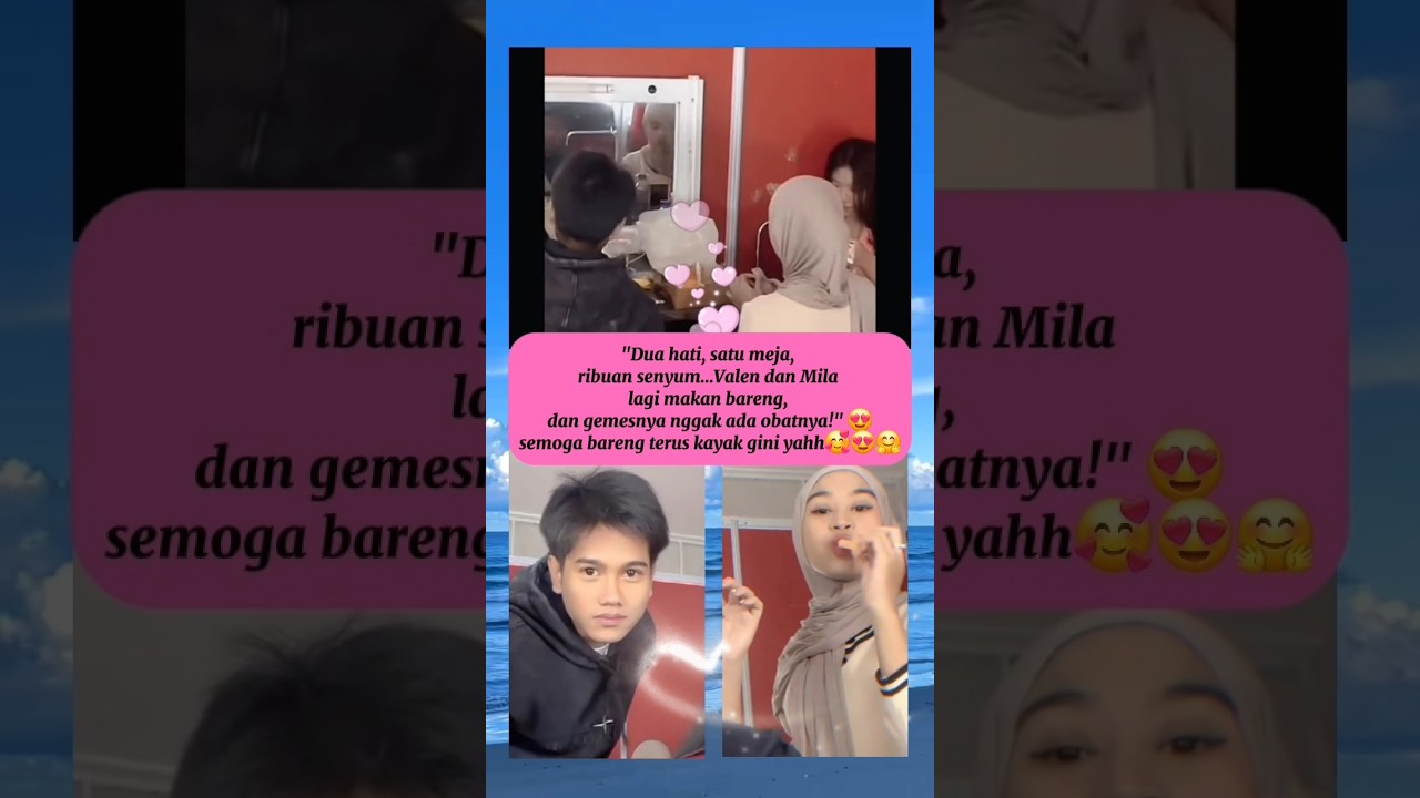Auto baperrr dan gemesss!! Valen dan mila makan barengg🤗🥰😍
