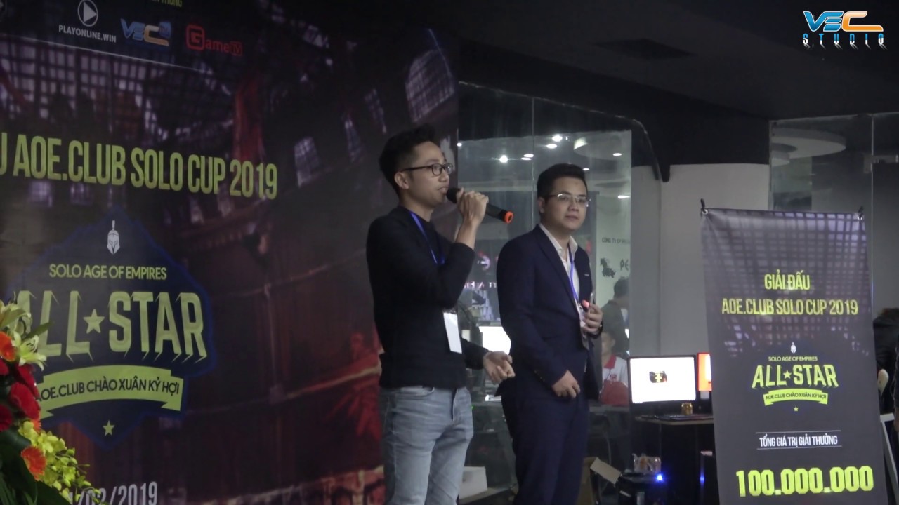 Lễ khai mạc AOE All Star Cup v&agrave; h&igrave;nh ảnh c&aacute;c game thủ tại địa điểm thi đấu
