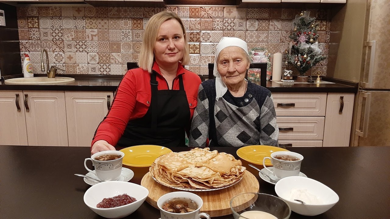 БЛИНЧИКИ ОТ БАБУШКИ НАСТИ.Старые рецепты..САМЫЕ ВКУСНЫЕ!ВСЕХ С МАСЛЕНИЦЕЙ!