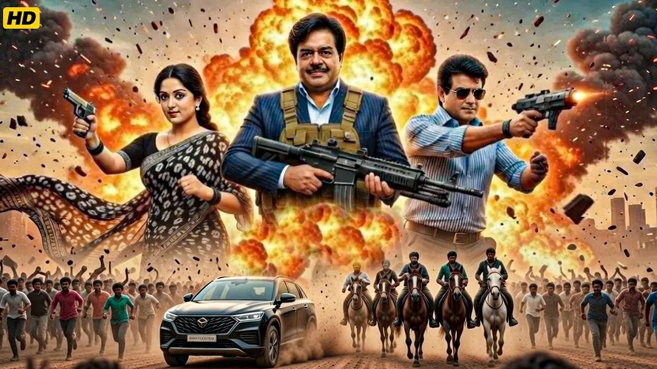 शत्रुघ्न सिन्हा, हेमा मालिनी, जितेंदर, अमरीश पूरी की धमाकेदार फुल एक्शन ब्लॉकबस्टर मूवी!