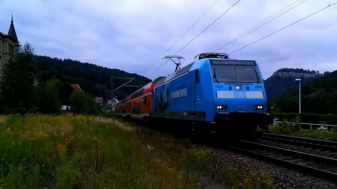 Treinen langs Königstein (19-08-2021)