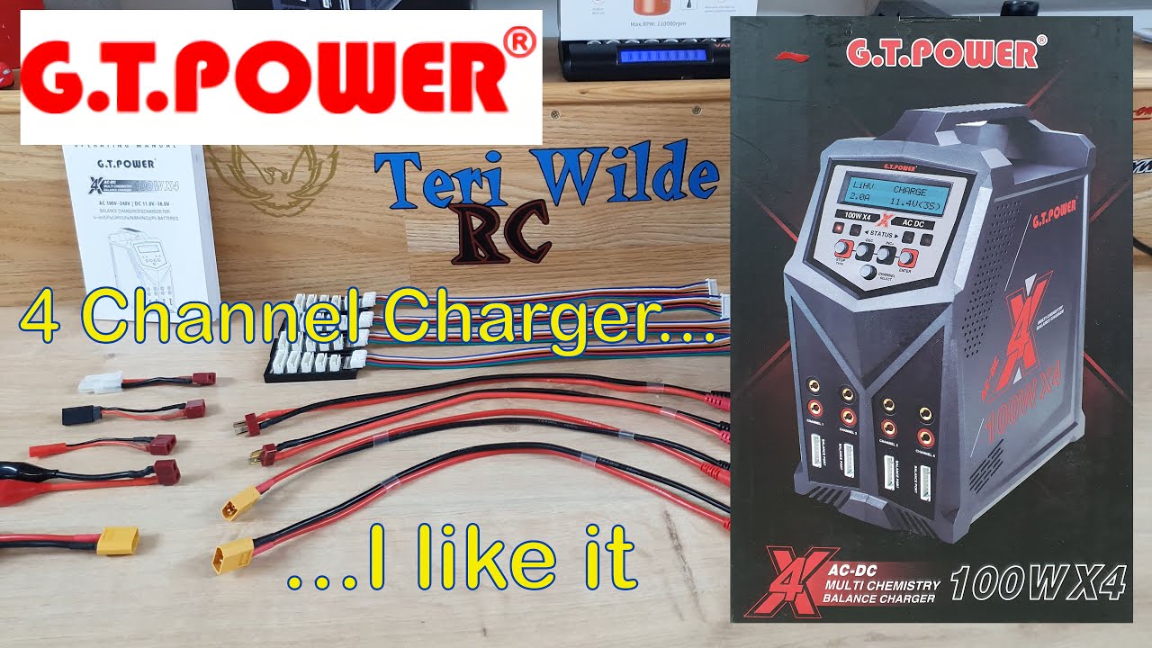 GT Power X4 - FOUR Channel Battery Charger - 4 x 100W