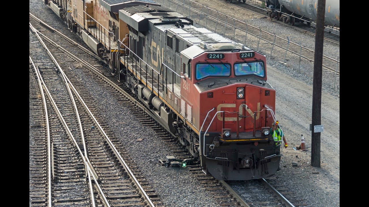 4K - BNSF and Union Pacific Train Action in the Inland Empire ft. Special Canadian National Visitor!
