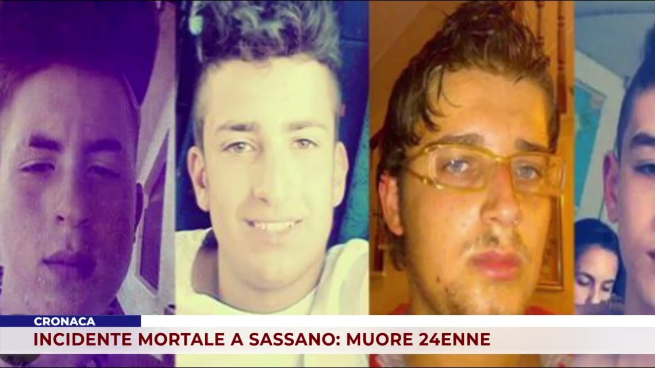 CRONACA. INCIDENTE MORTALE A SASSANO: MUORE 24ENNE