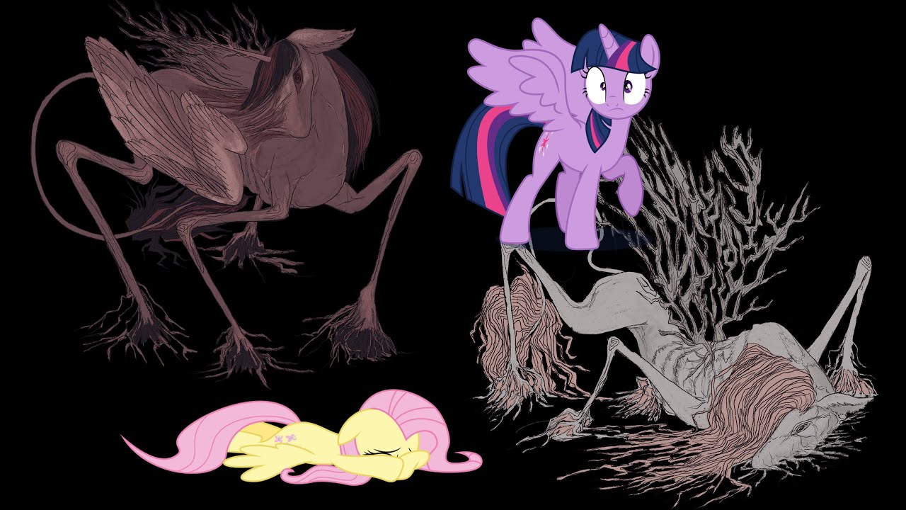 MLP Infection AU | Redesigning ponies | Black Tree Disease | Speedpaint + Commentary |