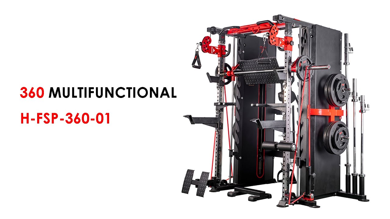 MSF 360 Multi-Functional Home & Studio Gym set-up